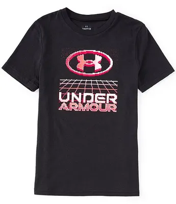 Under Armour Big Boys 8-20 Short Sleeve UA Branded Graphic T-Shirt