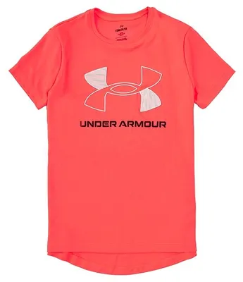 Under Armour Big Girls 7-16 UA Tech Twist Logo Short Sleeve T-Shirt