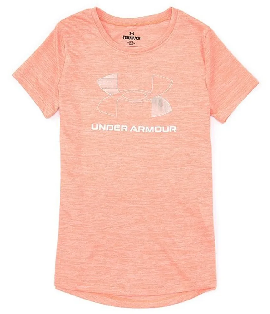 Under Armour Big Girls 7-16 UA Tech Twist Logo Short Sleeve T