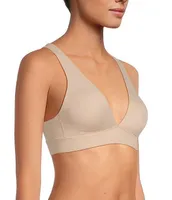 VAN WINKLE & CO. Brushed Micro V-Neck Bralette