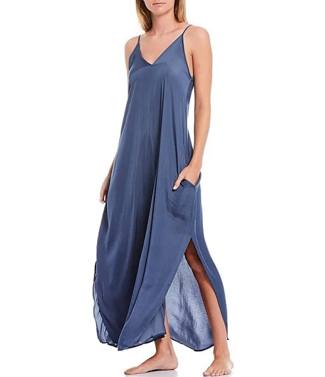 Talbots Washable Silk Double V Chemise