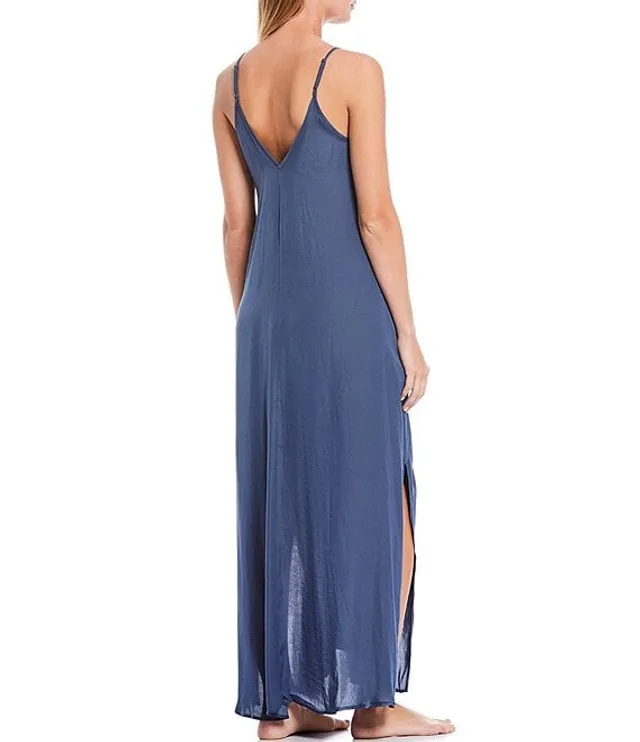 Talbots Washable Silk Double V Chemise