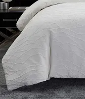 Vera Wang Abstract Crinkle Reversible Duvet Cover Mini Set