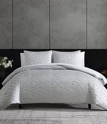 Vera Wang Illusion Grey Comforter Mini Set