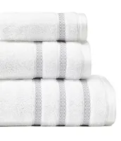 Vera Wang Textured Trellis 3-Piece Towel Set