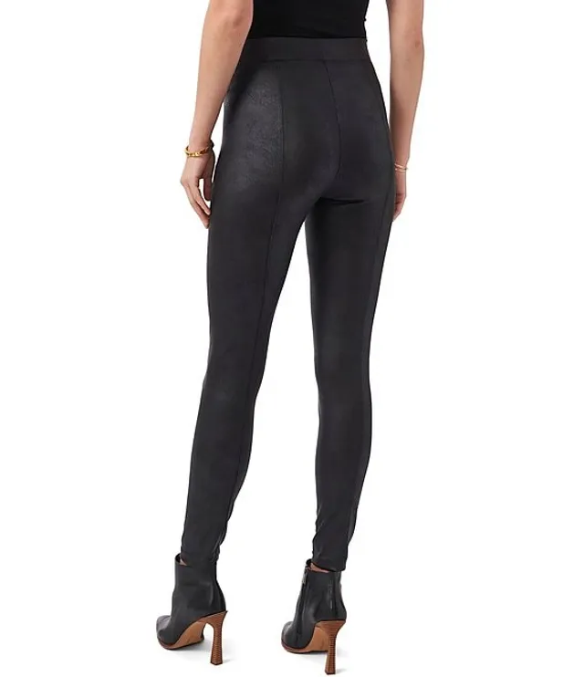 Vince Camuto Coated Ponte High Rise Pull-On Leggings