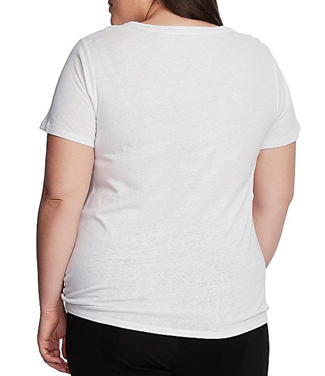 Vince Camuto-Knit Short-Sleeve T-Shirt