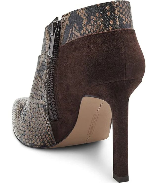 Vince Camuto Sempren Suede Snake Print 