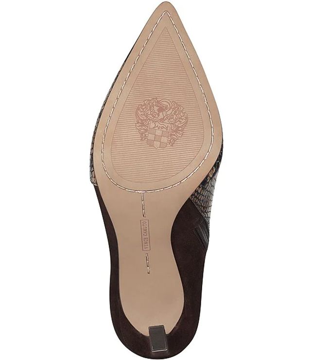 Vince Camuto Sempren Suede Snake Print 