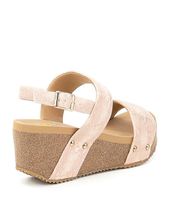 Volatile Summer Love Snake Banded Sling Wedge Sandals | Alexandria Mall