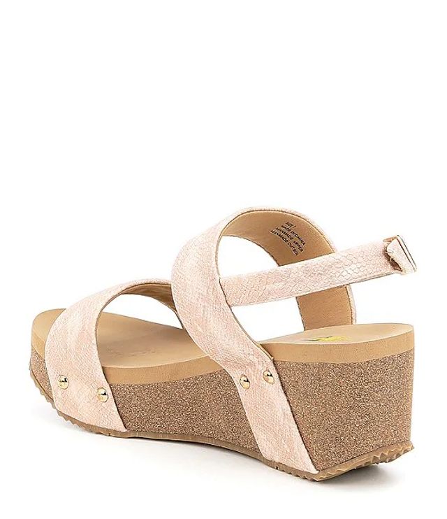 Volatile Summer Love Snake Banded Sling Wedge Sandals | The Shops at Willow  Bend