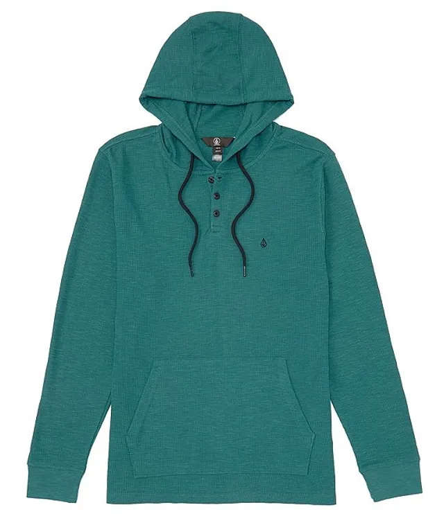 Lucky Brand Long Sleeve Thermal Hoodie