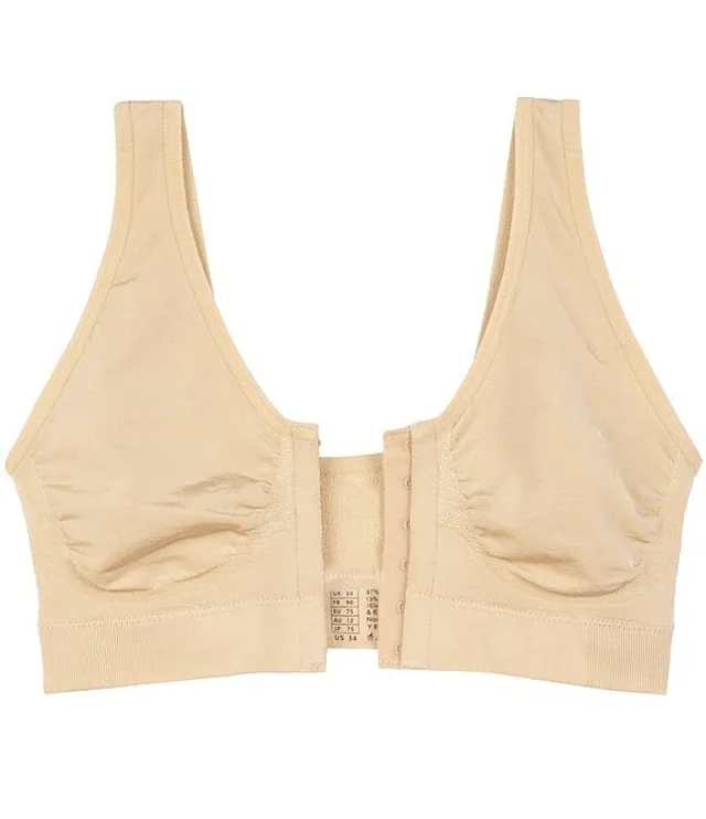 Paramour Women's Body Soft Smoothing Front Close T-shirt Bra In