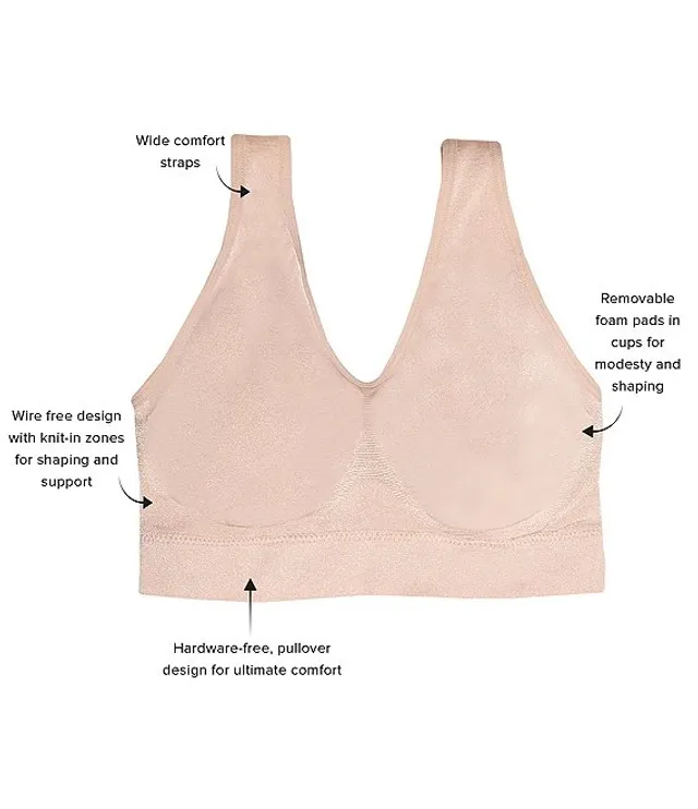 Wacoal Rose Dust Bralette with Removable Pads & Adjustable Straps