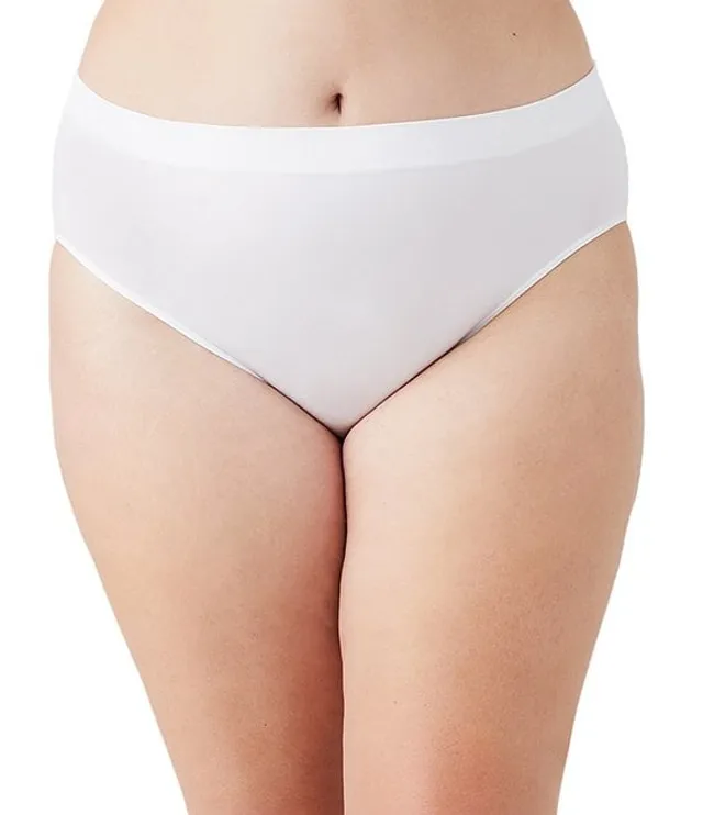$16 Wacoal Women's White B Smooth Hi Cut Brief Underwear Panties