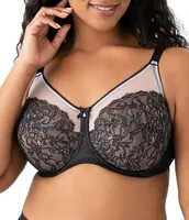 Wacoal Retro Chic Full Figure Underwire Lace Bra