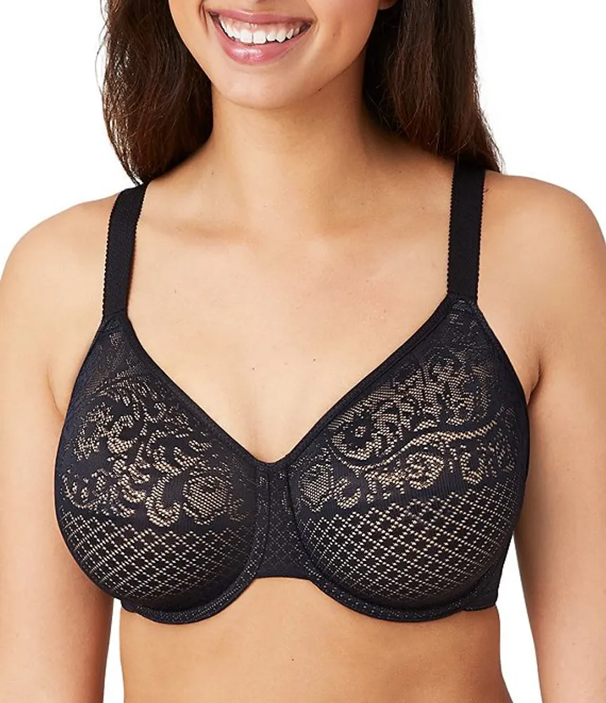 Wacoal Visual Effects Lace Underwire Full-Coverage Seamless Minimizer Bra