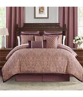 Waterford Tabriz Floral and Paisley Jacquard 6-Piece Comforter Set