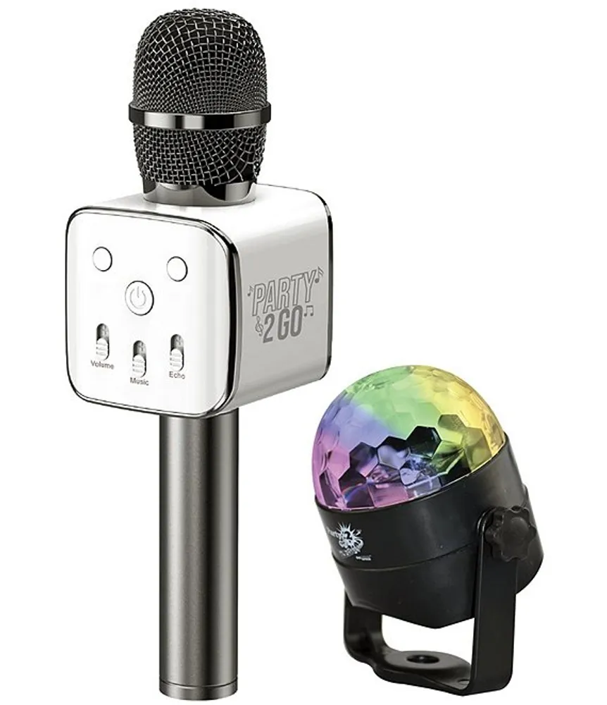 Parlante Bluetooth 12 Pulgadas T-GO RIO + 2 Micrófonos Inalámbricos Fiesta  Karaoke