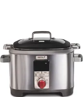 Wolf Gourmet 7 QT. Multi-Function Cooker with Red Knob