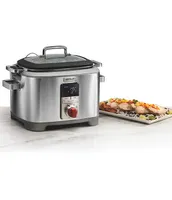 Wolf Gourmet 7 QT. Multi-Function Cooker with Red Knob