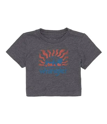 Wrangler® Baby Newborn-24 Months Short Sleeve Buffalo Graphic T-Shirt