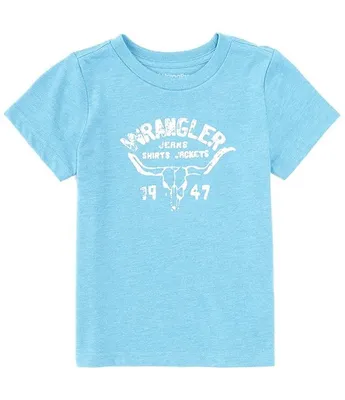 Wrangler Big Girls 7-16 Short-Sleeve 1947 Longhorn Skull Graphic T-Shirt