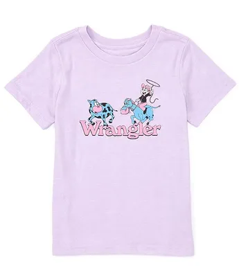 Wrangler Big Girls 7-16 Short-Sleeve Graphic Rodeo T-Shirt