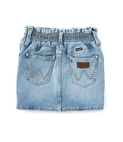 Wrangler® Little Girls 4-6X Emily Paperbag Waist Denim Skirt