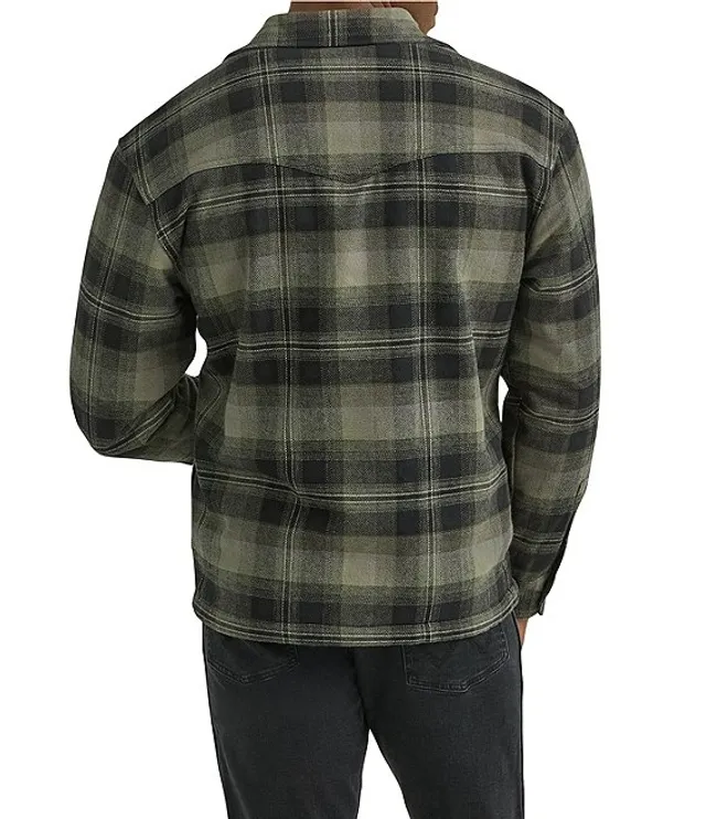 The North Face Long Sleeve Plaid Twill Utility Shirt Jacket