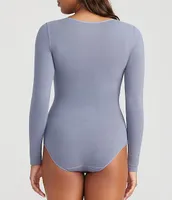 Yummie Long Sleeve Brief Back Shaping Bodysuit