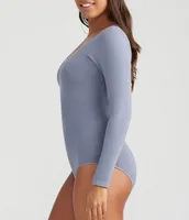 Yummie Long Sleeve Brief Back Shaping Bodysuit