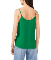 1. STATE Chiffon Inset V-Neck Spaghetti Strap Cami