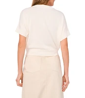 1. STATE Crew Neck Drop Shoulder Top
