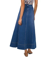 1. STATE Denim A-Line Maxi Skirt