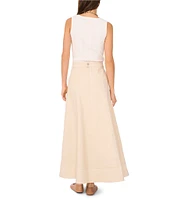 1. STATE Denim Maxi Skirt