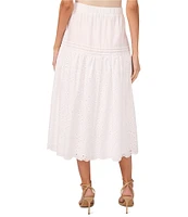 1. STATE Eyelet Midi A-Line Skirt