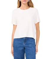 1. STATE Jersey Knit Crew Neck Short Sleeve Tee