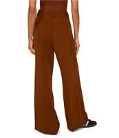 1. STATE Mid Rise Straight Wide Leg Pants