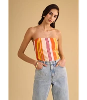 1. STATE Mid Rise Wide Leg Roll Cuff Denim Jeans