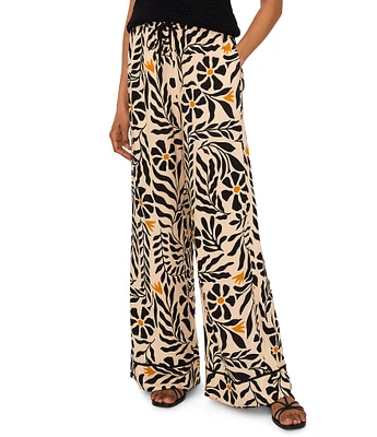 1. STATE Printed Drawstring Wide Leg Pants