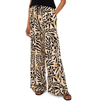 1. STATE Printed Drawstring Wide Leg Pants