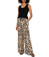 1. STATE Printed Drawstring Wide Leg Pants
