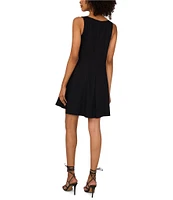 1. STATE Scoop Neck Sleeveless A-Line Dress
