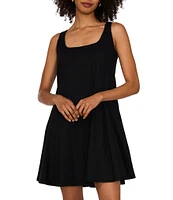 1. STATE Scoop Neck Sleeveless A-Line Dress