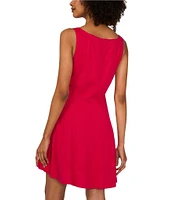 1. STATE Scoop Neck Sleeveless A-Line Dress