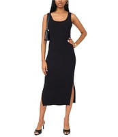 1. STATE Scoop Neckline Tank Sweater Maxi Dress