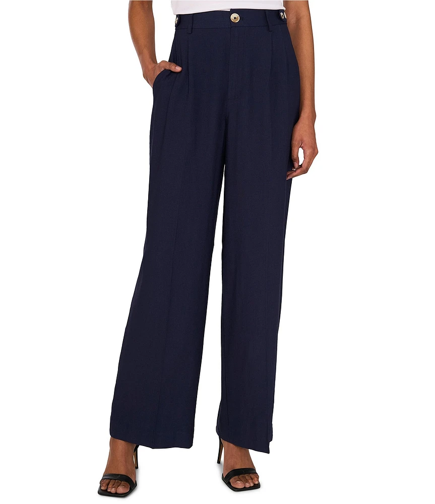 1. STATE Rumple Twill Button Detail Coordinating Wide Leg Pants