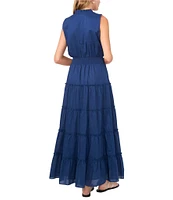 1. STATE V-Neck Tiered Maxi Dress