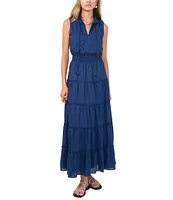 1. STATE V-Neck Tiered Maxi Dress